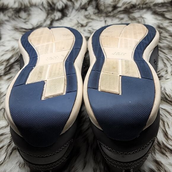 JOHNSTON & MURPHY LACE UP SHEEP SKIN SNEAKERS K04 SYSTEM SIZE 11 - Picture 13 of 16